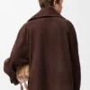 Schleifenjacke aus Ziegenveloursleder Schleifenjacke aus Ziegenveloursleder