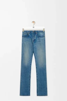 Schmale Jeans aus Denim
