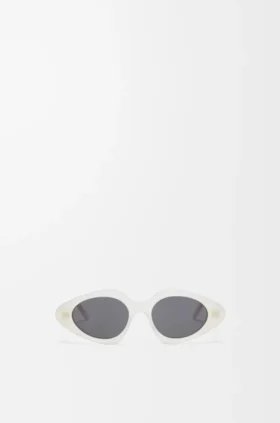 Schmale Sonnenbrille in Dreiecksform Schmale Sonnenbrille in Dreiecksform