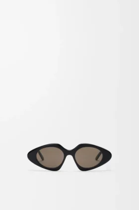 Schmale Sonnenbrille in Dreiecksform Schmale Sonnenbrille in Dreiecksform