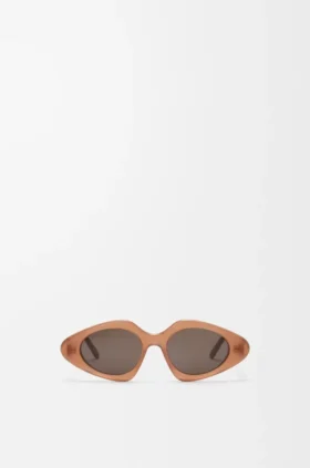 Schmale Sonnenbrille in Dreiecksform Schmale Sonnenbrille in Dreiecksform