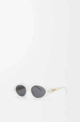 Schmale Sonnenbrille in Dreiecksform Schmale Sonnenbrille in Dreiecksform