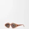 Schmale Sonnenbrille in Dreiecksform Schmale Sonnenbrille in Dreiecksform