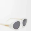Schmale Sonnenbrille in Dreiecksform Schmale Sonnenbrille in Dreiecksform