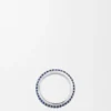 Schmaler Pavé-Ring aus Sterlingsilber und Kristallen Schmaler Pavé-Ring aus Sterlingsilber und Kristallen