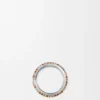 Schmaler Pavé-Ring aus Sterlingsilber und Kristallen Schmaler Pavé-Ring aus Sterlingsilber und Kristallen
