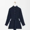 Seidenbluse mit Gürtel Seidenbluse mit Gürtel