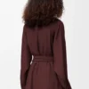 Seidenbluse mit Gürtel Seidenbluse mit Gürtel