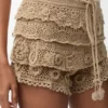 Shorts aus gehäkelter Baumwolle Shorts aus gehäkelter Baumwolle