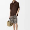 Shorts aus Jacquard-Frottee Shorts aus Jacquard-Frottee