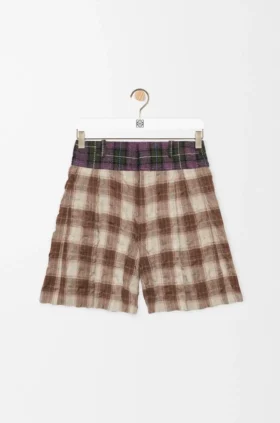 Shorts aus Wolle und Baumwolle
