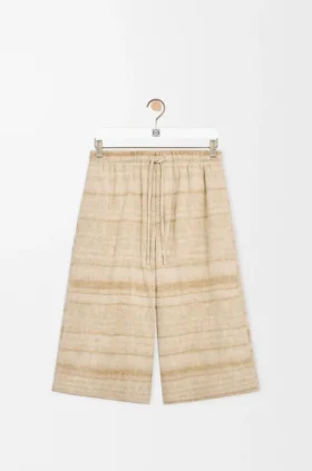Shorts mit Kordelzug aus Denim