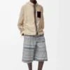 Shorts mit Kordelzug aus Denim