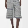 Shorts mit Kordelzug aus Denim