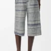 Shorts mit Kordelzug aus Denim