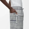 Shorts mit Kordelzug aus Denim