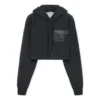 Ss23 Kurzer Hoodie „Black“ S359Y25X30-1720