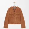 Strickjacke aus Lammfell Strickjacke aus Lammfell