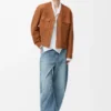 Strickjacke aus Lammfell Strickjacke aus Lammfell