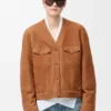 Strickjacke aus Lammfell Strickjacke aus Lammfell