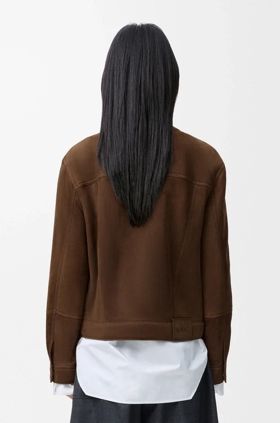 Strickjacke aus Lammfell Strickjacke aus Lammfell