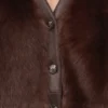 Strickjacke aus Lammfell Strickjacke aus Lammfell