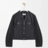 Strickjacke aus Nappa-Lammleder Strickjacke aus Nappa-Lammleder