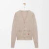 Strickjacke aus Wolle und Kaschmir Strickjacke aus Wolle und Kaschmir