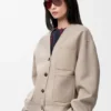 Strickjacke aus Wolle und Kaschmir Strickjacke aus Wolle und Kaschmir