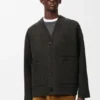 Strickjacke aus Wolle und Seide Strickjacke aus Wolle und Seide