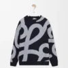 Sweatshirt aus Wolle und Baumwolle Sweatshirt aus Wolle und Baumwolle