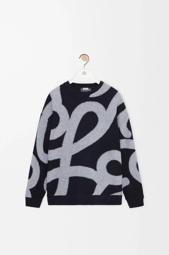 Sweatshirt aus Wolle und Baumwolle Sweatshirt aus Wolle und Baumwolle