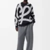 Sweatshirt aus Wolle und Baumwolle Sweatshirt aus Wolle und Baumwolle