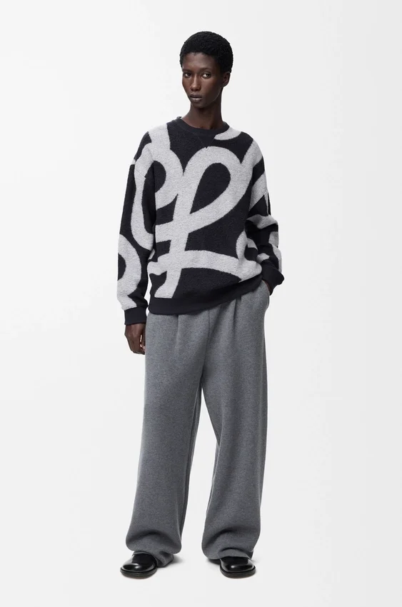 Sweatshirt aus Wolle und Baumwolle Sweatshirt aus Wolle und Baumwolle