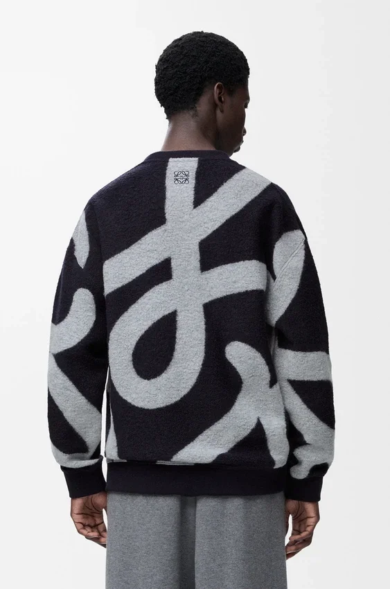 Sweatshirt aus Wolle und Baumwolle Sweatshirt aus Wolle und Baumwolle
