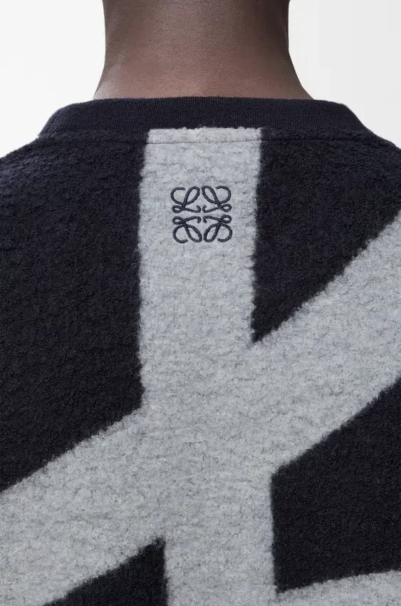 Sweatshirt aus Wolle und Baumwolle Sweatshirt aus Wolle und Baumwolle