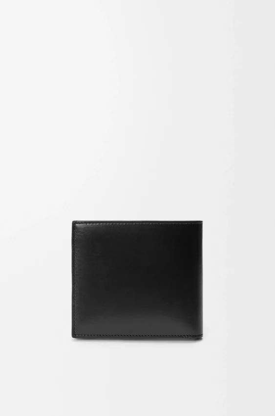 Switch-Portemonnaie mit zwei Fächern aus geschmeidigem genarbtem Kalbsleder und Wildleder Switch-Portemonnaie mit zwei Fächern aus geschmeidigem genarbtem Kalbsleder und Wildleder