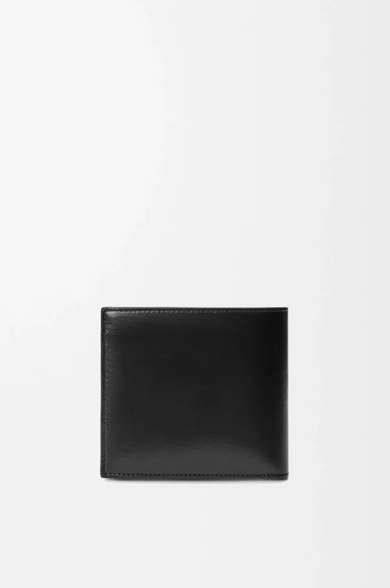 Switch-Portemonnaie mit zwei Fächern aus geschmeidigem genarbtem Kalbsleder und Wildleder Switch-Portemonnaie mit zwei Fächern aus geschmeidigem genarbtem Kalbsleder und Wildleder