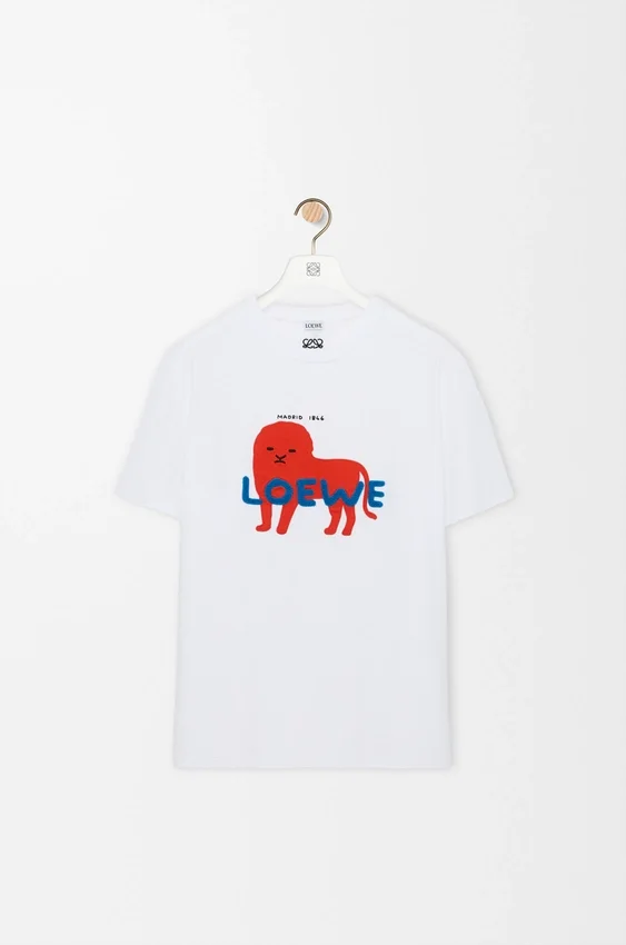 T-Shirt in lockerer Passform aus Baumwolle T-Shirt in lockerer Passform aus Baumwolle