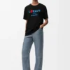 T-Shirt in lockerer Passform aus Baumwolle T-Shirt in lockerer Passform aus Baumwolle