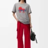 T-Shirt in lockerer Passform aus Baumwolle