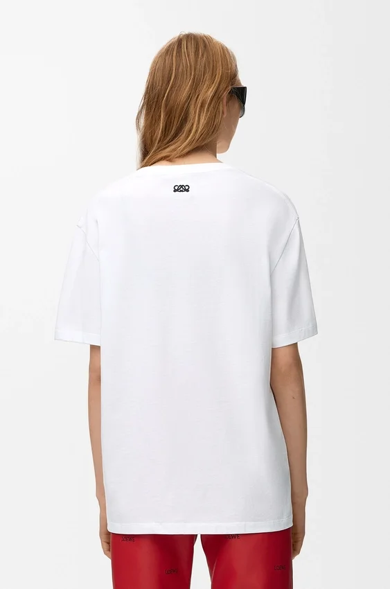 T-Shirt in lockerer Passform aus Baumwolle T-Shirt in lockerer Passform aus Baumwolle