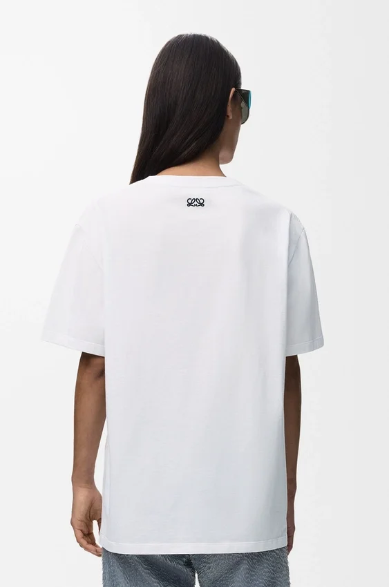 T-Shirt in lockerer Passform aus Baumwolle T-Shirt in lockerer Passform aus Baumwolle