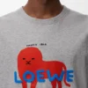 T-Shirt in lockerer Passform aus Baumwolle