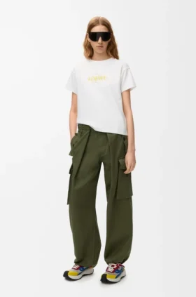 T-Shirt in Regular-Fit aus Baumwollmischung