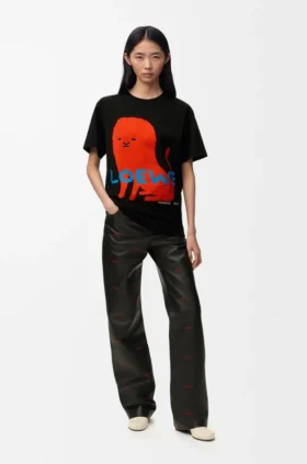 T-Shirt in regulärer Passform aus Baumwolle