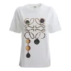 T-Shirt mit Alphabet-Aufdruck, kurzärmelig, weiß S359333Xbp