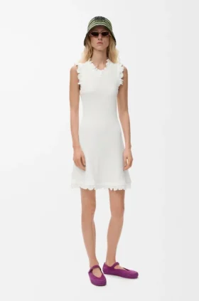 Tank-Kleid aus Stretch-Baumwolle