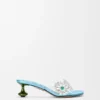 „Toy“-Sandalen mit Kristallblumen aus PVC „Toy“-Sandalen mit Kristallblumen aus PVC