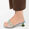 „Toy“-Sandalen mit Kristallblumen aus PVC „Toy“-Sandalen mit Kristallblumen aus PVC